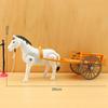 Funny Electric Horse Model Plastic horse-drawn vehicle  Children Early Learning Tool