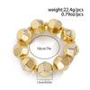 Fashion Exaggerated Irregular Ccb Beaded Bracelet Female, Personalized Geometric Bead Bracelet Bracelet
