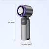 Rechargeable Cooling Hand Fan 3500mAh Battery 199Wind Double Airflows Design Foldable Quiet Motor For Indoor Outdoor Use