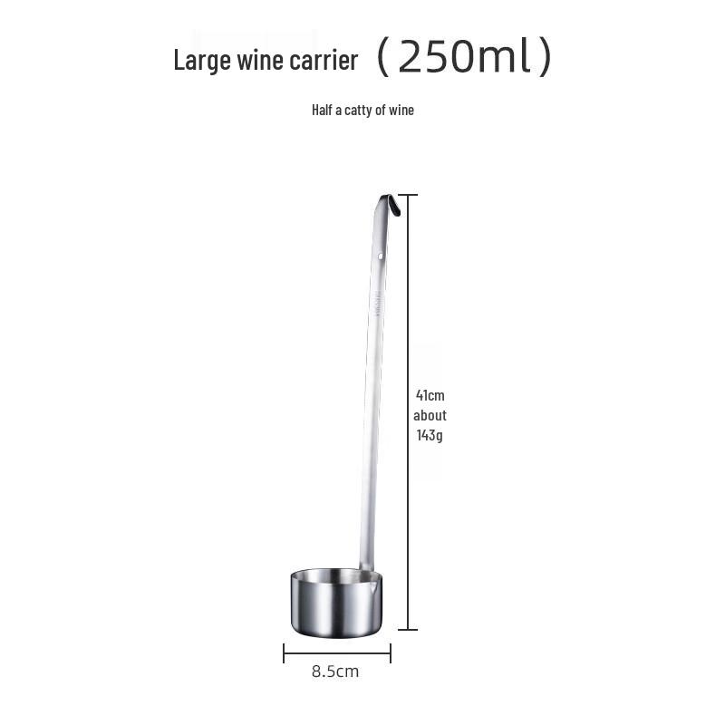 ZISIZ Stainless Steel Liquid Transfer Ladle Set