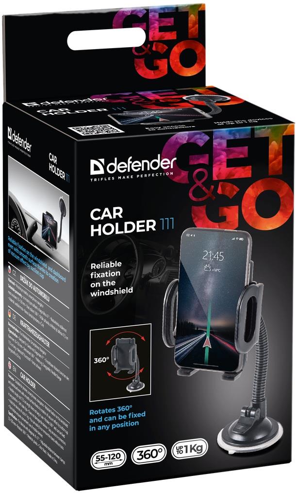 Uchwyt samochodowy Defender 111 55-120mm do telefonu/nawigacji
