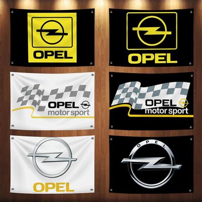 O-s Motorsport Metall Logo Fahnen Sonnensicher Windbeständig Outdoor Flagge, Festival Dekoration für Höfe & Gärten Geschäfte Camping