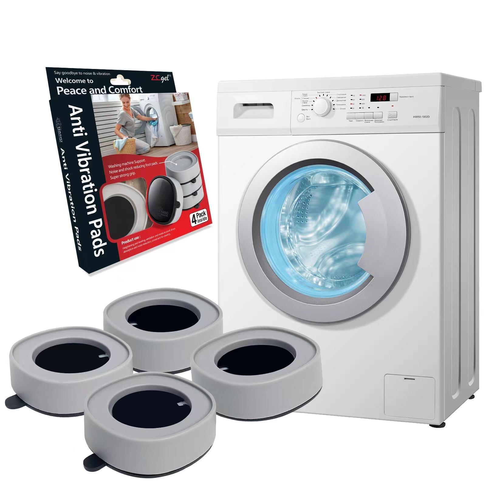 New Washer Dryer Anti-vibration Pads Fridge Washer Leveling Feet Washing Machine Foot Pads for Anti Vibration 68*22mm чёрный