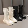 Mädchensandale, Kinderschuhe, Kinderschuhe, Flache Schuhe, Lange Stiefel