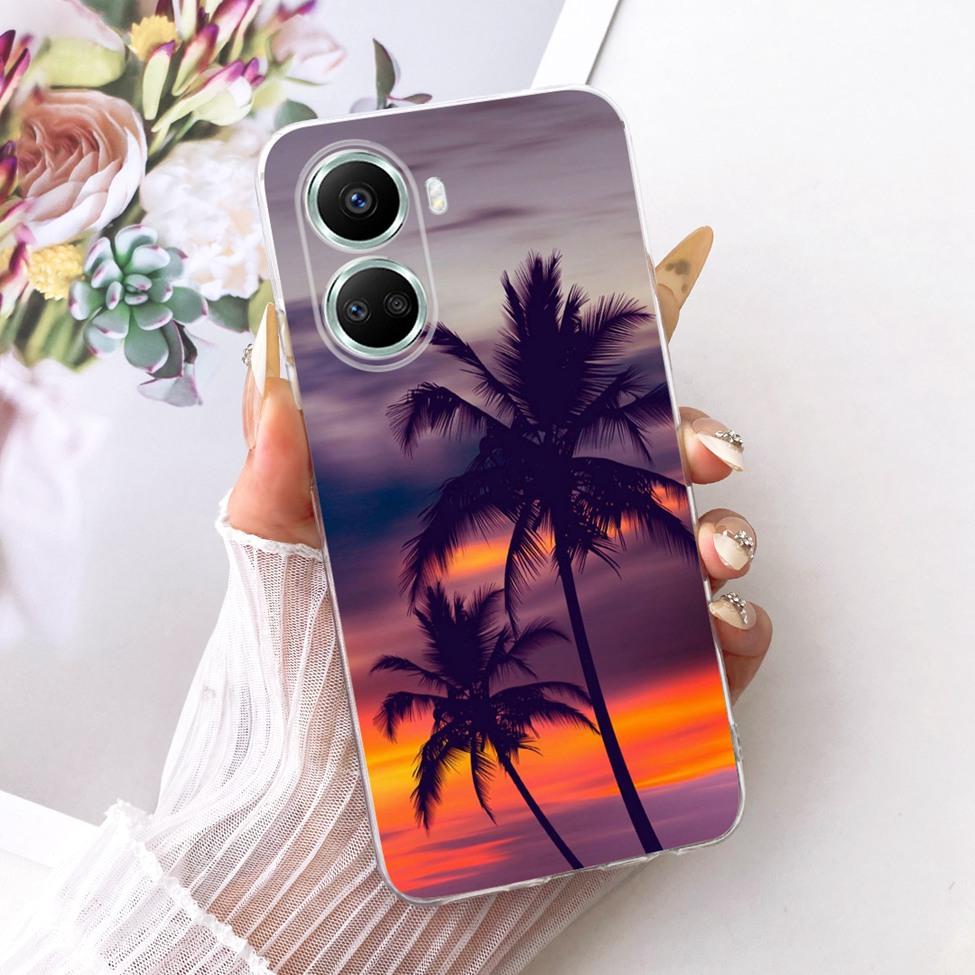 Clear Casing For Huawei Nova 10SE BNE-LX1 BNE-LX3 BNE-AL00 Cover For Huawei Nova 10 SE Case Fashion Butterfly Funny Cute Painted