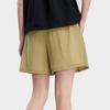 Fila 2023 Summer New Loose High Waist Skirt Pants Sports Five-Point Woven Shorts Women Shorts Light-Chocolate A11W327804F-YE
