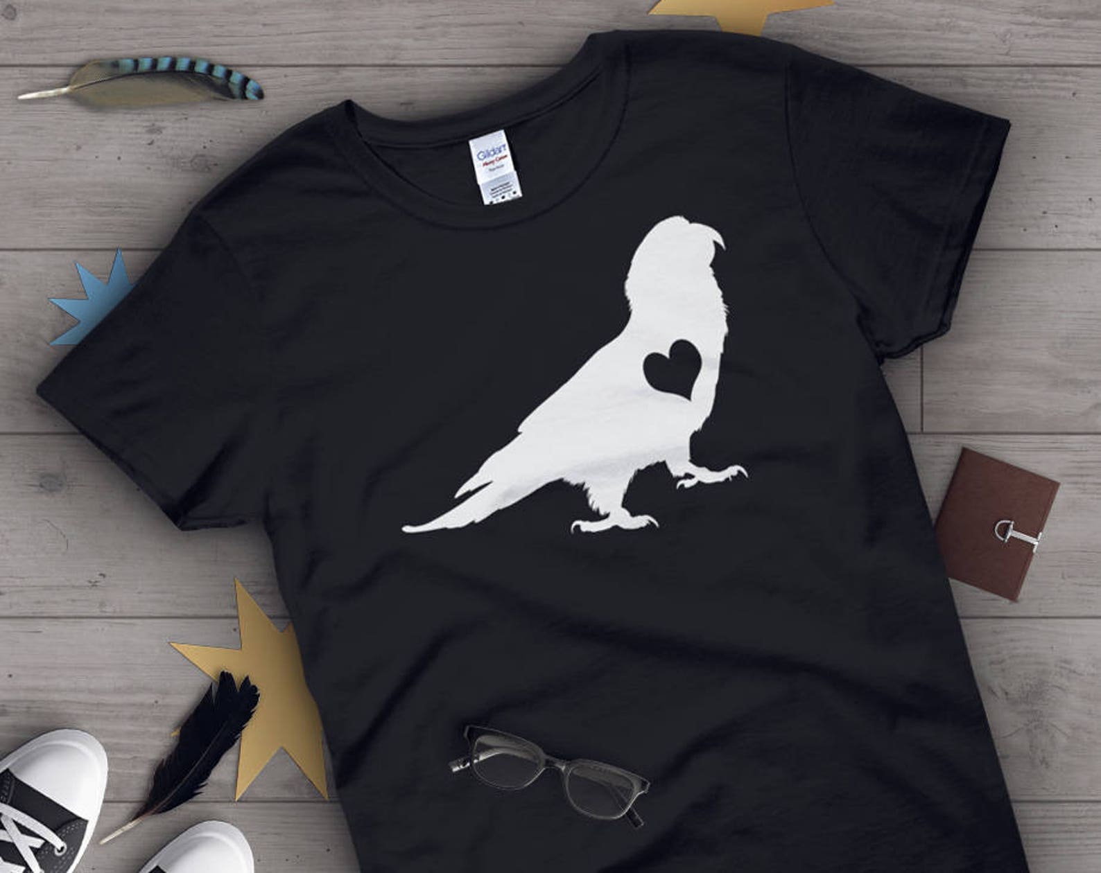 Conure Shirt,  , Parrot Lover Gift, Cute Bird T-shirt, Sun Conure Tshirt, Pet Graphic Tee, Tops, Clothing, Green Cheek Pineapple 130