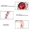 Gica Gema 100% 925 Sterling Silver Engagement Rings For Women Sparkling Zircon Party Fine Jewelry
