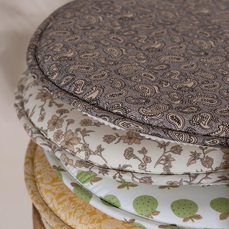 Soft 13Inch Round Seat Cushion Pad for Kitchen Dining Chairs with High Density Foam Filling