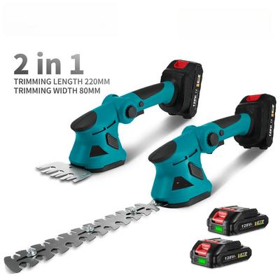 20000RPM 2 IN 1 Cordless Portable Lawn Mower Household Shrub Weeding Garden Tools Electric Hedge Trimmer