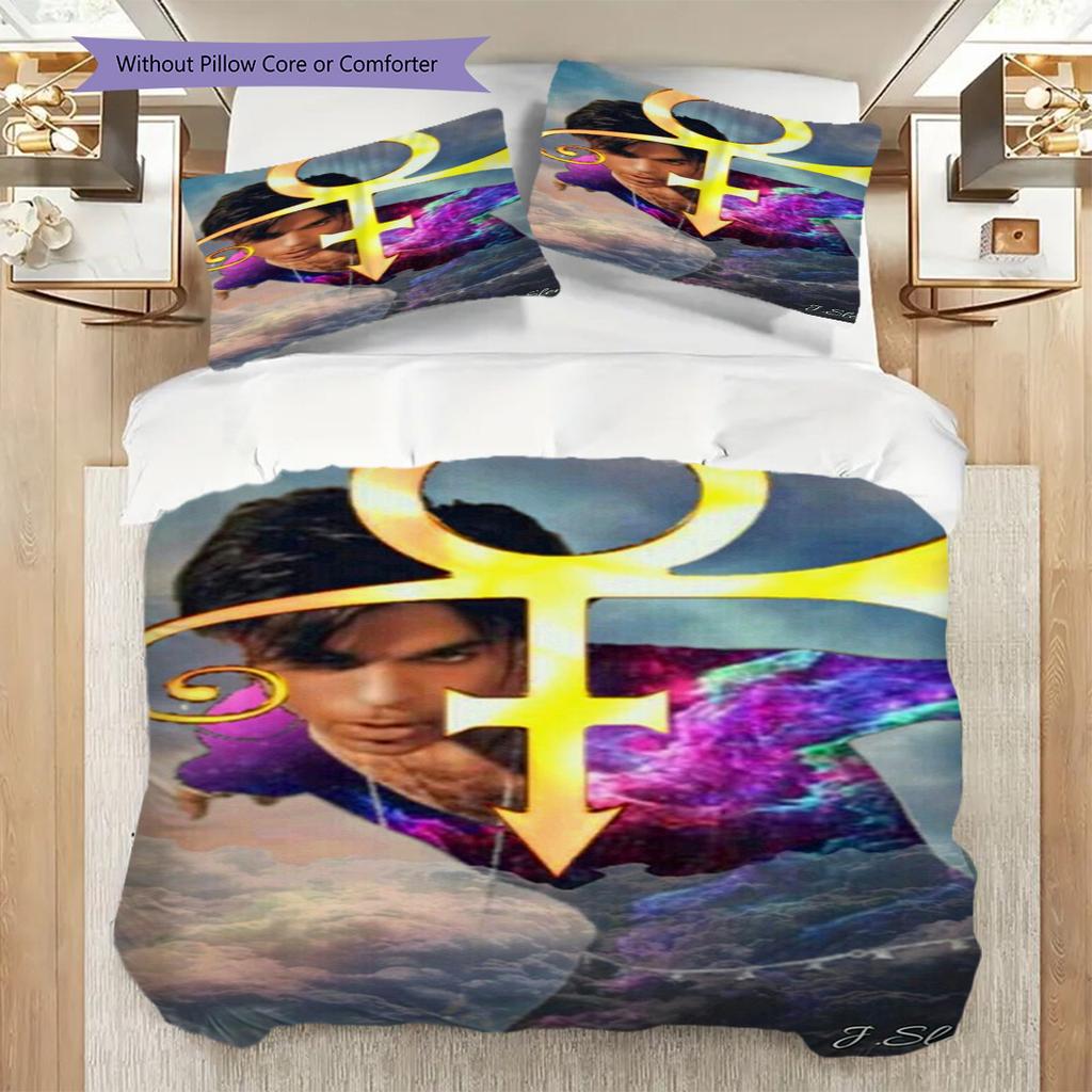 Prince Purple Rain Musical Legacy Bedding 1 Duvet Cover 2 Pillowcase Without Core Christmas Birthday Gift Bedding Set Soft And Comfortable