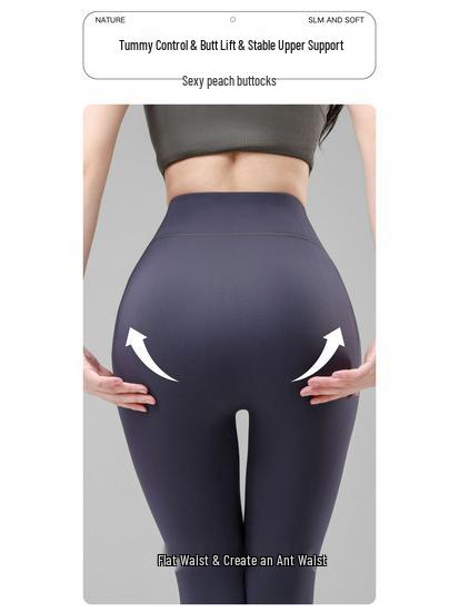 XL Nahtlose Superelastische Yoga Leggings - Schlankmachende, Vielseitige Bubble-Hose für Herbst/Winter