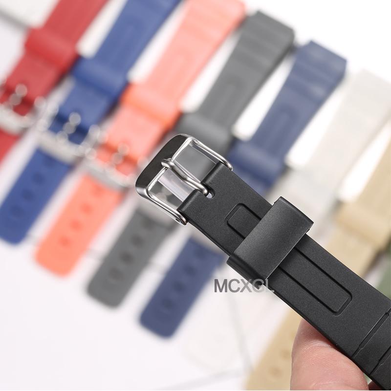 Resin Watch Accessories Suitable for Casio F-91W F-84 F-94 F-105 Men's Replacement Band  Waterproof Watch Band Rubber Strap