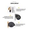 1 Solar Lamp, Featuring Moon And Star Patterns, An Outdoor Garden Decoration Lamp, An Iron Lamp For The Courtyard, A Party Gift