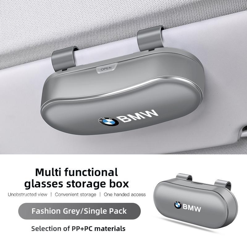 Car Sun Visor Glasses Storage Box Interior Accessories Stickers For BMW G80 G06 G07 G42 G14 G15 G16 F82 F20 F21 F83 M2 M3 M4 M5