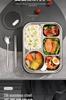 304 Stainless Steel Lunch Box for Adults, Large Capacity Bento with Heat Preservation, Student Meal Container, New Model