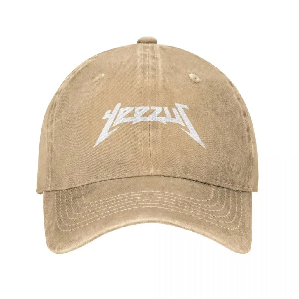 Kanye Logos Unisex Baseball Cap Hip Hop Distressed Cotton Caps Hat Casual Outdoor Activities Sun Cap