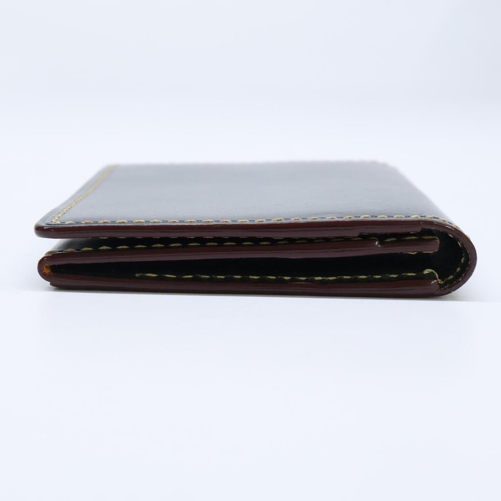 GANZO Bridle leather Card Case Dark greenUsed