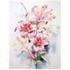 Lilies: The Gentleness of Spring Lilies: The Gentleness of Spring, 70X100 Cm, Unframed, Premium Canvas On Stretcher