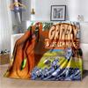 Animation Grizzy und die Lemminge Serie Flanelldecke Sofa Bett Nickerchen Kinderzimmer Dekorative Tagesdecke