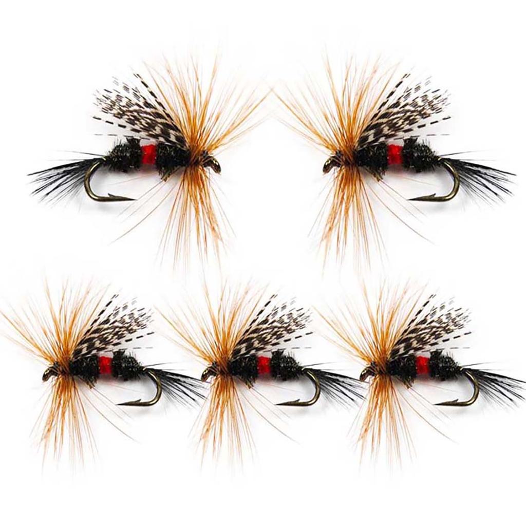 5/10/20/25Pcs/Box Caddisfly Dries Fishing Fly Lure Artificial Insect Bait Trout Fly Fishing Artificial Bait