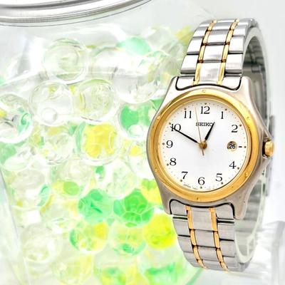 Used [New Battery] SEIKO Seiko Ladies Watch Date 7N82-0790 821507