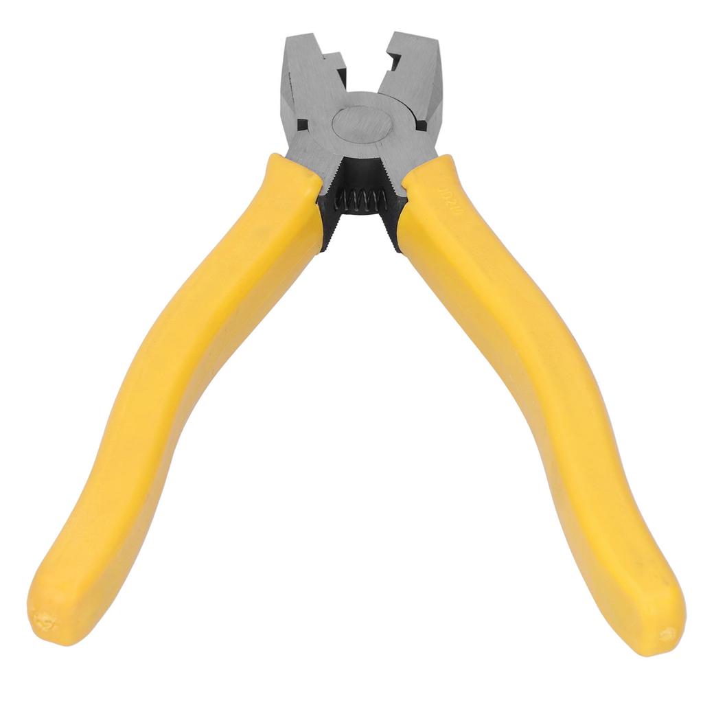 7.9in Stainless Steel Flanging Pliers Triangular Right Angle Seaming Pliers with AntiSlip Handle