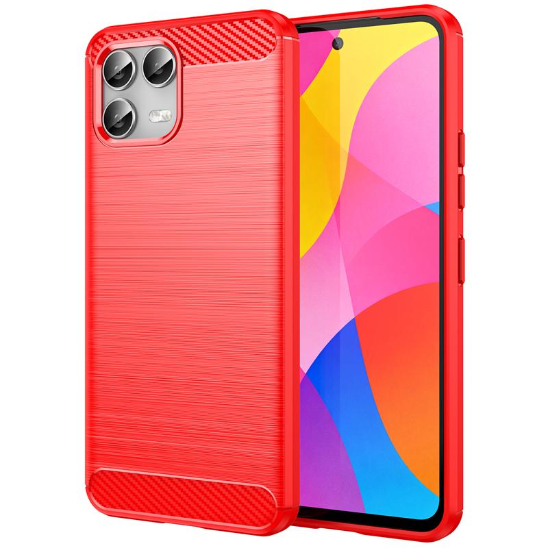 Dla Pokrowiec T-Mobile T Phone 3 Pro Etui Dla T-Mobile T Phone 3 Pro Silikonowe Etui z Włókna Węglowego na Tył Dla T-Mobile T Phone 3 Pro Etui