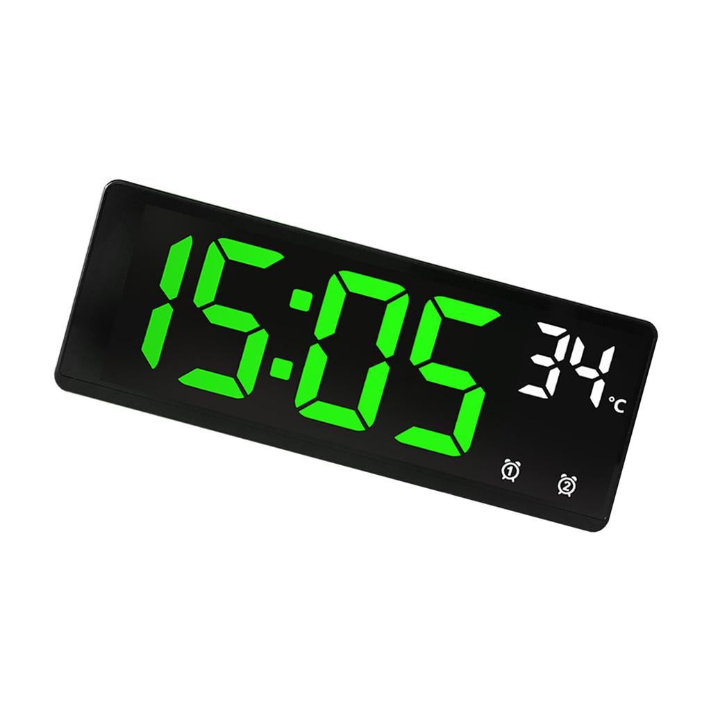Electronic Digital Alarm Clock Travel Clock Featuring Colorful Font Easy to Read for Time Management