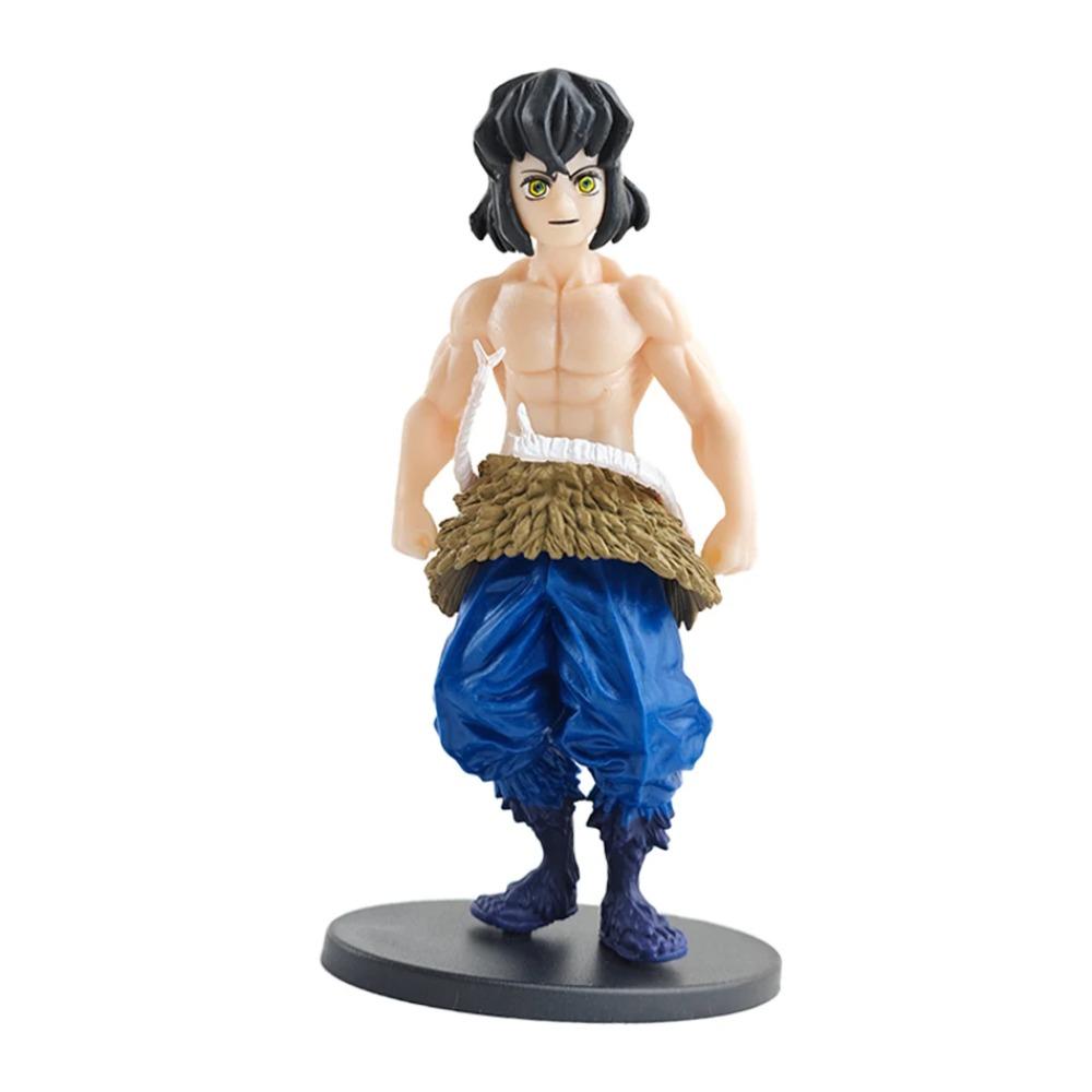 Figurine Anime Kamado Tanjirou Nezuko Demon Slayer Figurine Figurines d'Action Modèle PVC Jouets Figurine Zenitsu Inosuke Kimetsu No Yaiba