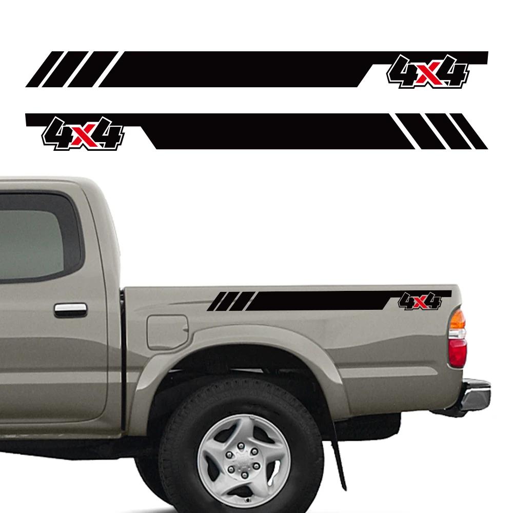 2PCS Car Side Door Stickers For Tacoma 4x4 Truck Decal Off Road Cool Graphic Styling Tuning Auto Accessories Vinyl Film Decals