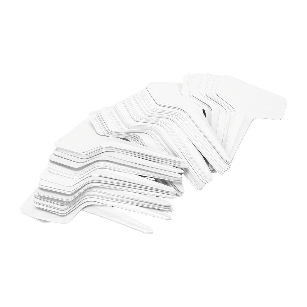 100 Pcs Plant Labels T Type Water Proof Garden Labels Stakes for Outdoor Nursery Resists Fading Easy Writing 100 pcs T