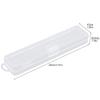 Transparent Flip PP Tableware Storage Box Portable Tableware Case for Cutlery Kit with Built In Buckle