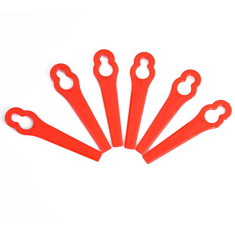 L83 lawn mower plastic blade universal garden lawn mower lawn mowing accessories plastic blade 12 * 7