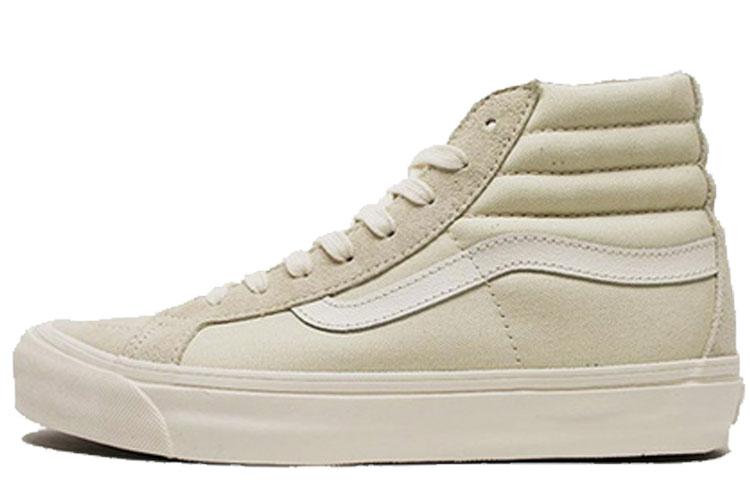 Sk8 Vans-Hi Lx Suede Canvas  Pearl Marshmallow  VN0A45JLVQS 40.5