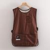 Minimalist Striped Stain-Resistant Apron Multipurpose Anti Dirty Kitchen Aprons Vest Style Waterproof Coffee House Uniform