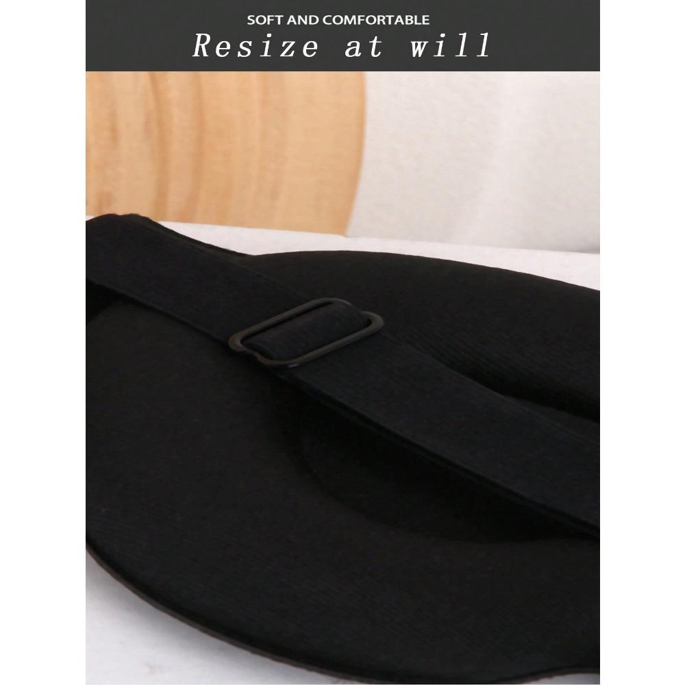 1 Piece 3D Sleep Eye Mask, Unisex Blackout Eye Mask, Soft and Breathable Eye Mask, Suitable for Taking A Nap In The Office, Traveling