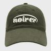 NOIRER for WOMEN Brushed Applique Cap (Khaki)