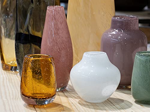 FOYER Flower Vase, Glass, Pink, Height 9.5cm, Width 10cm, Product Code: 2c00023PK F