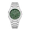 Trendy Fashionable and Versatile Stainless Steel Night Light Waterproof Men's Quartz Watch