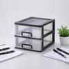 Desktop Drawer Organizer Translucent Fronts Office Supply