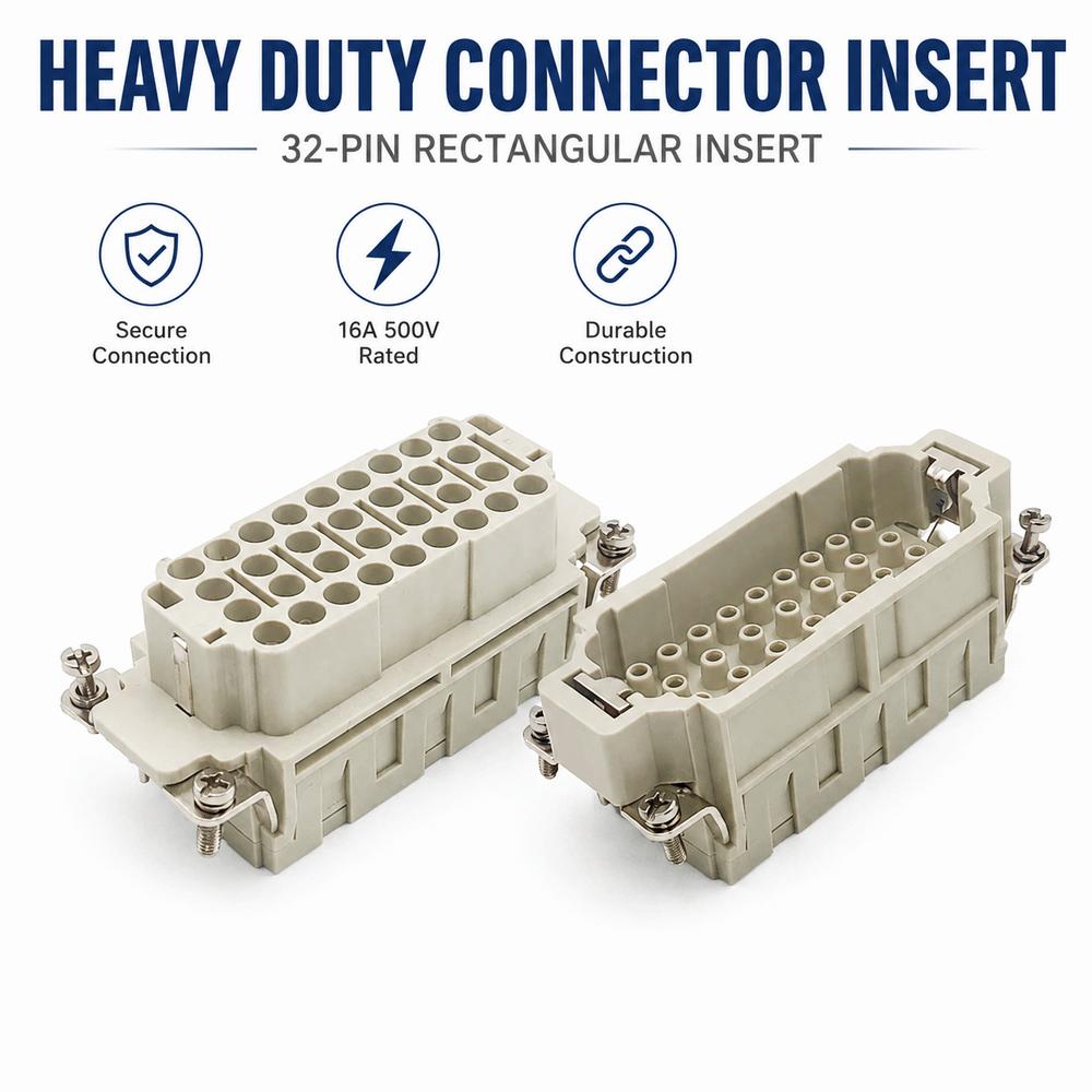 Waterproof Heavy Duty Connector Industrial Connector Insert Control Cabinet Accessories