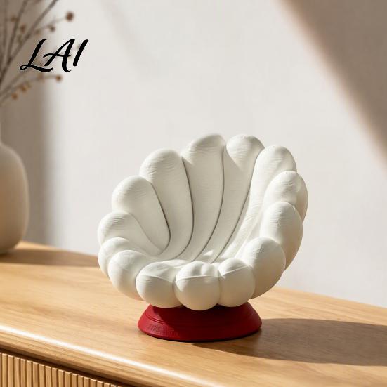Office Desk Accessory 3D Printed Petal Sofa Tray Organizer for Jewelry Earphone Trinket Tray Keys Multi-function Storage Home Tabletop