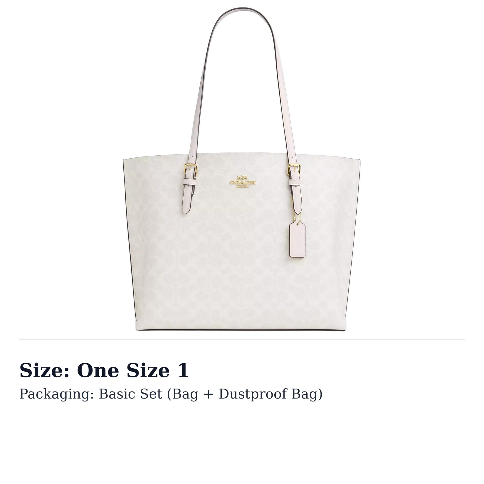 COACH Mollie Coated Canvas Tote Bag