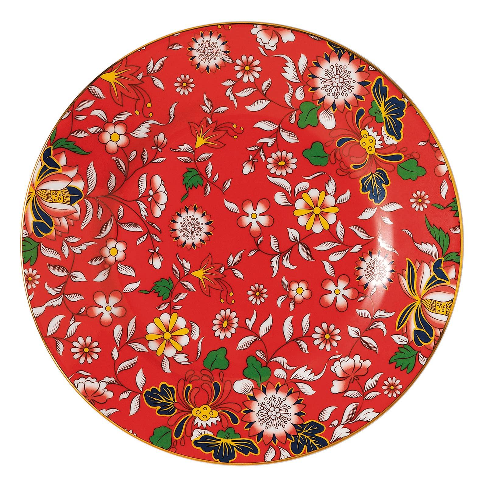 

[Официально импортировано] Тарелка Wedgwood Wanderlust Crimson Jewel, 20 см, 1061299, Красный