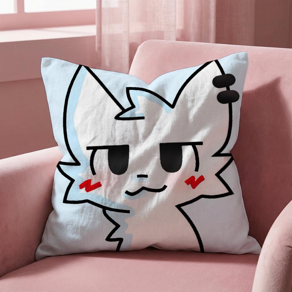 B-Boykisser Silly Cat Cute Cushion Cover Multi-Scene Pillow Cover for Home & Car - Reversible, Soft & Durable for Daily Use