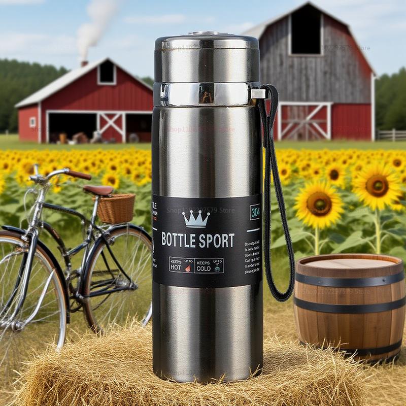 316 Stainless Steel Thermos Cup Large Capacity Insulated Coffee Mug for Office Travel Durable and Portable Tea Mug for Men