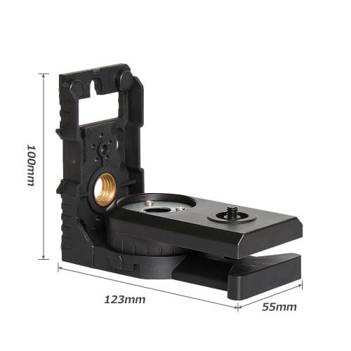 Huepar Plumb Bolt Adapter Mount Base with Magnet, 1/4" & 5/8" Threaded Holes, Surveying Supplies, PV3