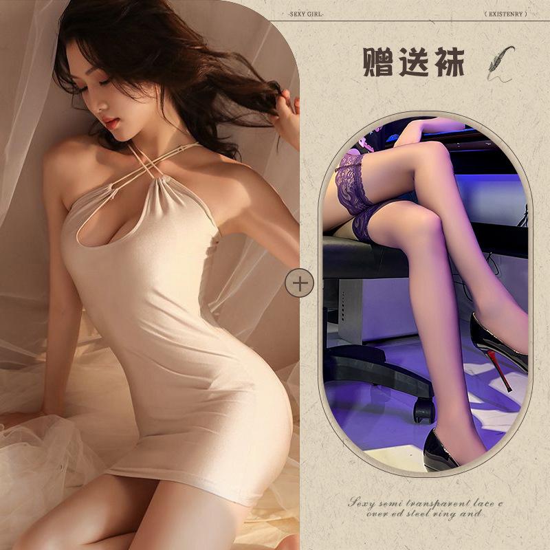 Sex Underwear Sexy Hollow Uniform Seduction Secretary Passion Suit Free Hip Wrap Skirt