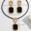 Elegant Metal Necklace & Earring Set: Light Luxury Autumn/Winter Collection